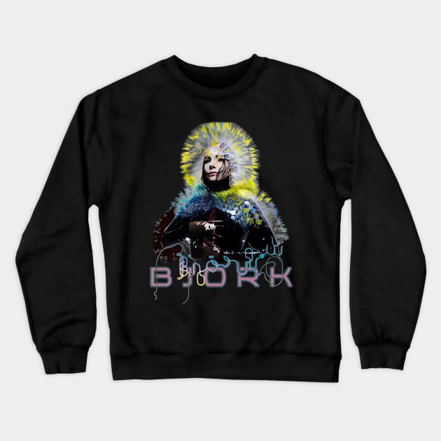 FUTURISTIC BJORK DIVA Crewneck Sweatshirt by elSALMA